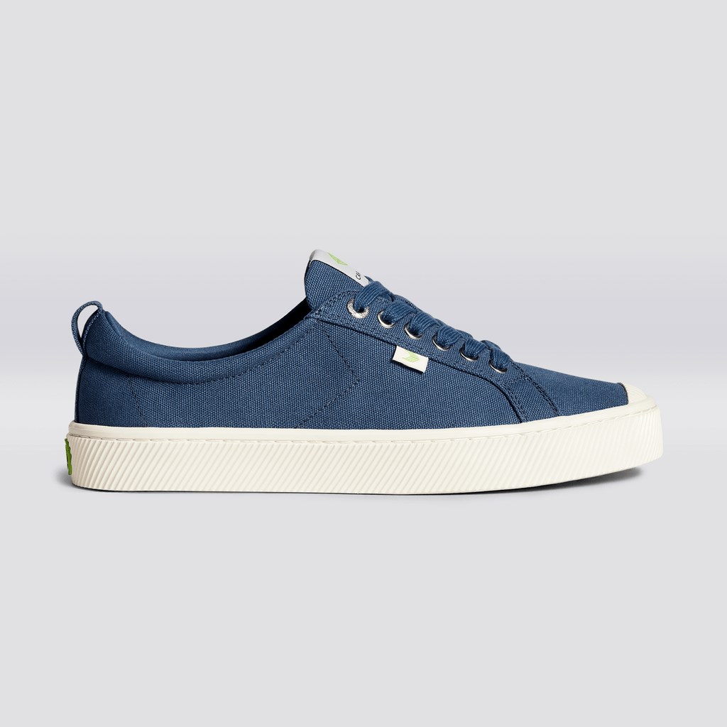 OCA LOW Cariuma Low Top Tela Vegan Bleu Homme | ABA-4666317